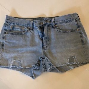 Gap light jean shorts